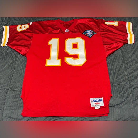 Wilson Pro Line Authentic #19 JOE MONTANA Kansas City Chiefs